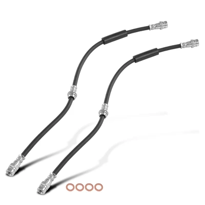 2 Pcs Front Brake Hydraulic Hose