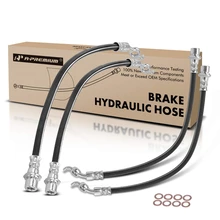 4 Pcs Front & Rear Brake Hydraulic Hose