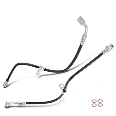 2 Pcs Front Brake Hydraulic Hose