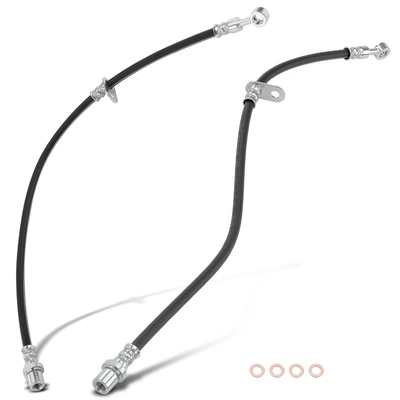2 Pcs Front Brake Hydraulic Hose
