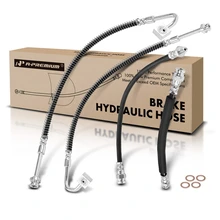 4 Pcs Front & Rear Brake Hydraulic Hose for 1995-2002 Kia Sportage