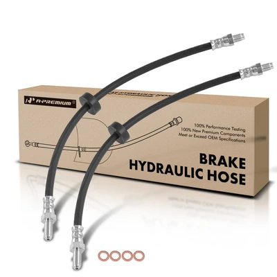 2 Pcs Front Brake Hydraulic Hose