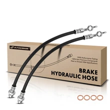 2 Pcs Rear Brake Hydraulic Hose