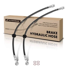 2 Pcs Front Brake Hydraulic Hose for 2007-2014 Volvo XC90
