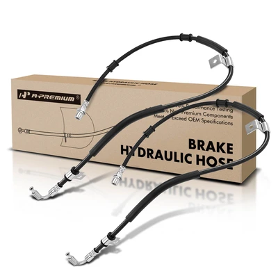 2 Pcs Rear Brake Hydraulic Hose