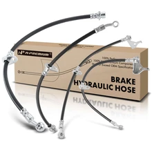 4 Pcs Front & Rear Brake Hydraulic Hose
