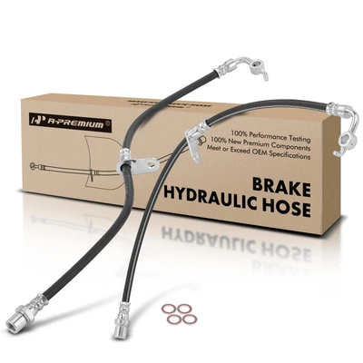 2 Pcs Rear Brake Hydraulic Hose