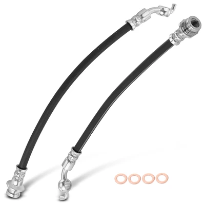 2 Pcs Rear Brake Hydraulic Hose
