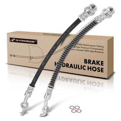 2 Pcs Rear Brake Hydraulic Hose