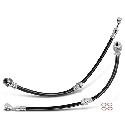 2 Pcs Front Brake Hydraulic Hose
