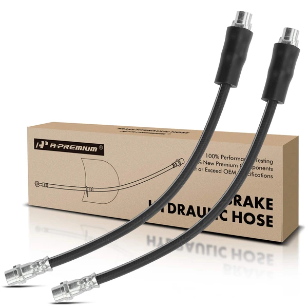 2 Pcs Front Brake Hydraulic Hose for 2004-2008 Audi S4