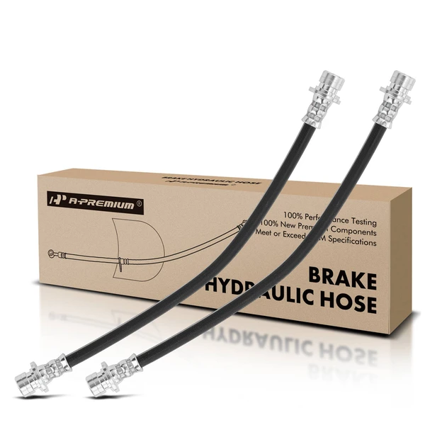 2 Pcs Brake Hydraulic Hose for Acura TL 2004-2008 Honda Civic Insight