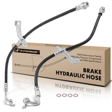 2 Pcs Front Brake Hydraulic Hose