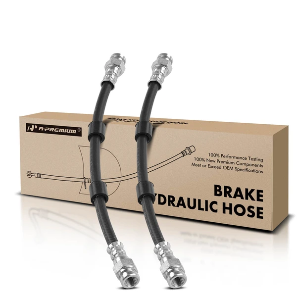 2 Pcs Rear Brake Hydraulic Hose for Mazda 2 2011-2014 L4 1.5L