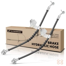 2 Pcs Front Brake Hydraulic Hose