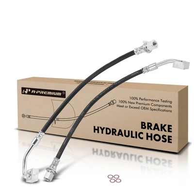 2 Pcs Rear Brake Hydraulic Hose