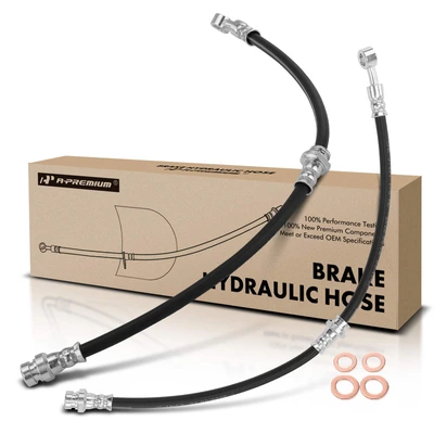 2 Pcs Rear Brake Hydraulic Hose