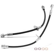 2 Pcs Front Brake Hydraulic Hose for 1997-2001 Honda Prelude