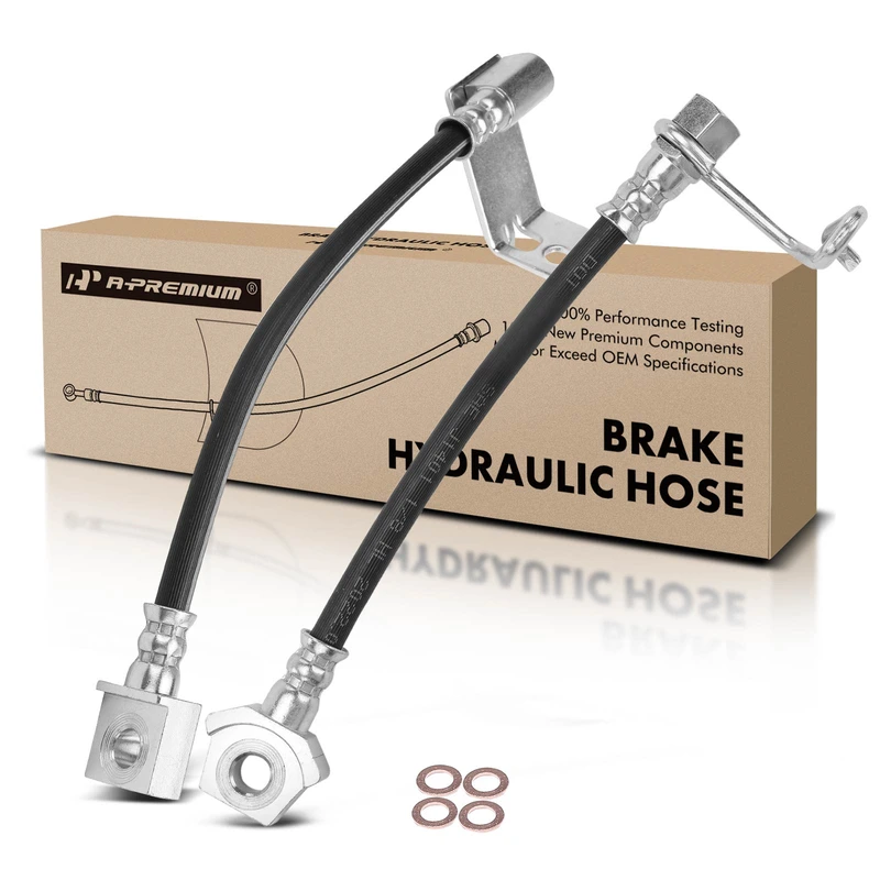 2 Pcs Rear Brake Hydraulic Hose for Ford Excursion 2000-2005