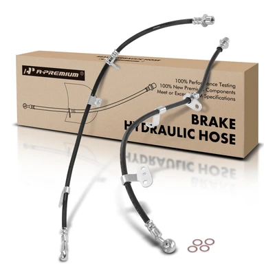 2 Pcs Front Brake Hydraulic Hose