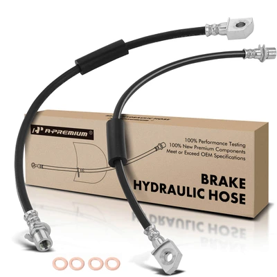 2 Pcs Rear Brake Hydraulic Hose