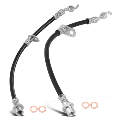 2 Pcs Rear Brake Hydraulic Hose