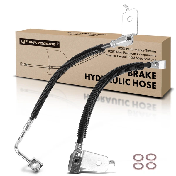 2 Pcs Brake Hydraulic Hose for Ford Crown Victoria Lincoln Town Car