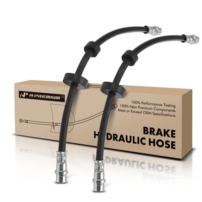 2 Pcs Front Brake Hydraulic Hose