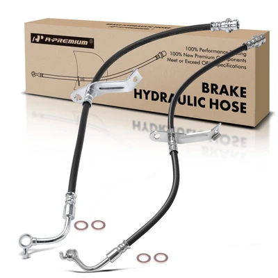 2 Pcs Front Brake Hydraulic Hose