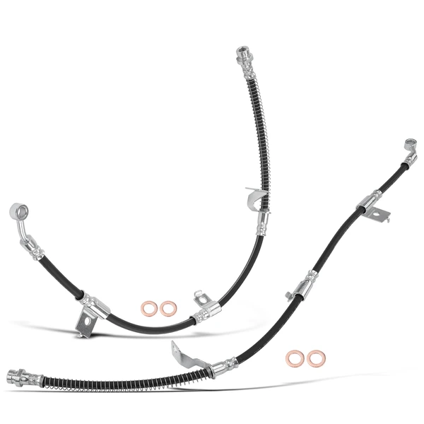 2 Pcs Front Brake Hydraulic Hose for 2002-2005 Hyundai XG350