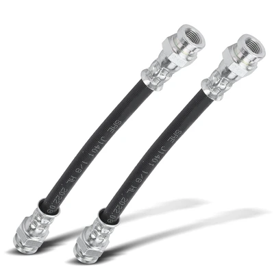 2 Pcs Rear Inner Brake Hydraulic Hose