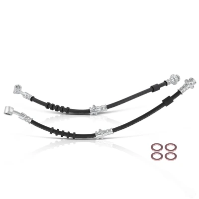 2 Pcs Front Brake Hydraulic Hose