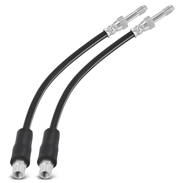 2 Pcs Brake Hydraulic Hose for 2001-2003 BMW 530i