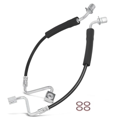 2 Pcs Front Brake Hydraulic Hose