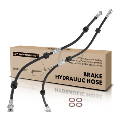 2 Pcs Front Brake Hydraulic Hose