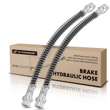 2 Pcs Brake Hydraulic Hose for 1990-1994 Eagle Talon