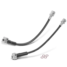 2 Pcs Rear Outer Brake Hydraulic Hose