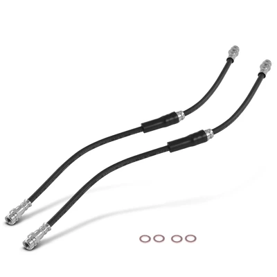2 Pcs Front Brake Hydraulic Hose