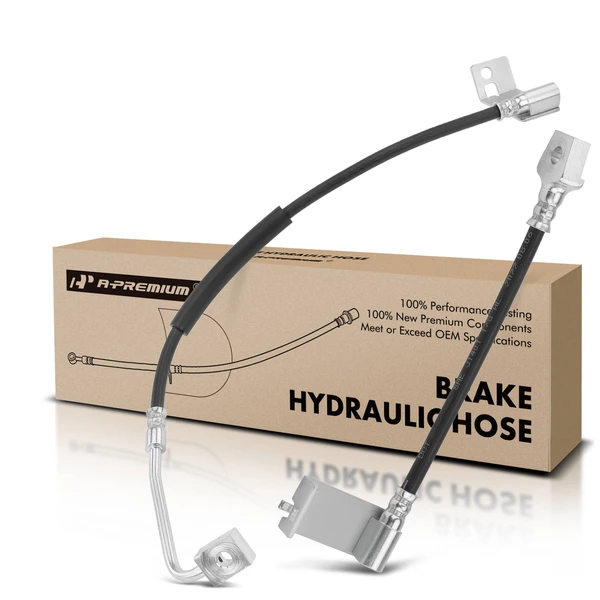 2 Pcs Rear Brake Hydraulic Hose for Ford F-450 Super Duty 2002-2004