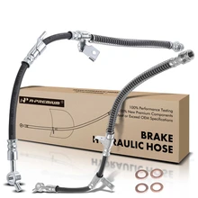 2 Pcs Front Brake Hydraulic Hose