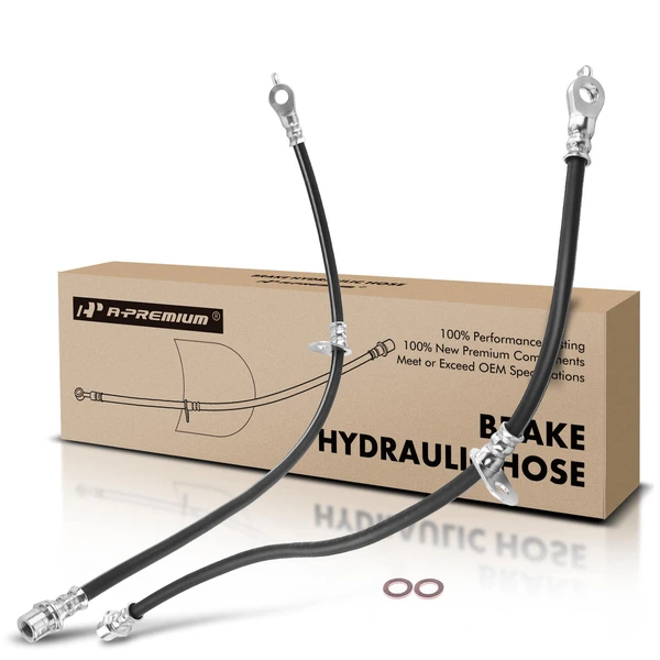 2 Pcs Rear Brake Hydraulic Hose for 2008-2012 Toyota Highlander
