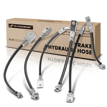 4 Pcs Front & Rear Brake Hydraulic Hose for 2003-2004 INFINITI G35