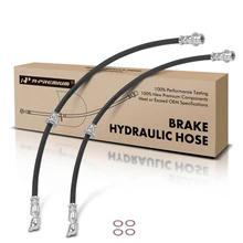 2 Pcs Rear Brake Hydraulic Hose
