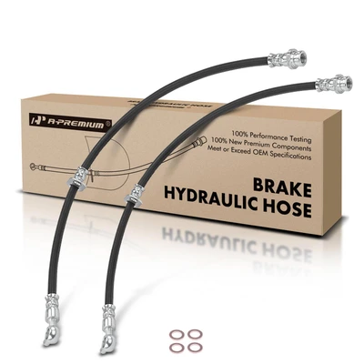 2 Pcs Rear Brake Hydraulic Hose