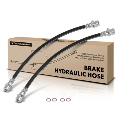 2 Pcs Front Brake Hydraulic Hose