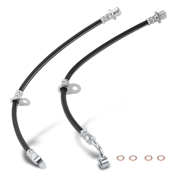 2 Pcs Front Brake Hydraulic Hose for 2007-2011 Honda CR-V