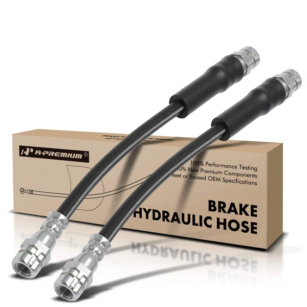 2 Pcs Brake Hydraulic Hose for 2008 Volkswagen R32