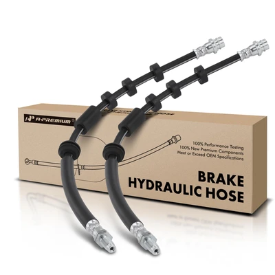 2 Pcs Front Brake Hydraulic Hose