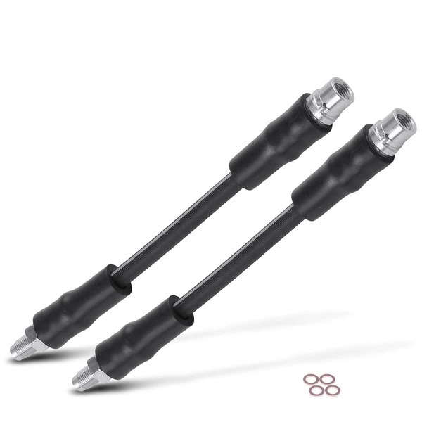 2 Pcs Rear Outer Brake Hydraulic Hose for 2004-2010 Audi A8 Quattro