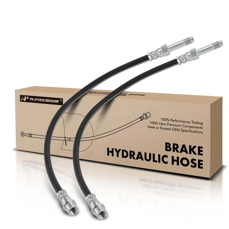 2 Pcs Brake Hydraulic Hose for Dodge Sprinter 2500 3500 Benz